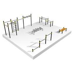 Площадка для Воркаута S=80 кв.м S828