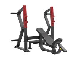 Олимпийская скамья с положительным наклоном для жима с платформой для страхующего Aerofit Sterling SL7029