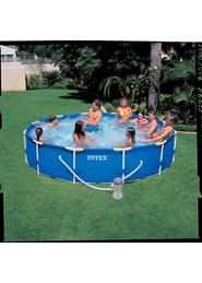 Каркасный бассейн Intex Metal Frame Pool (56996) 366х76 см.