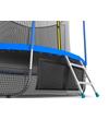 Батут EVO Jump Internal 12ft с внутренней сеткой, лестницей и нижней сетью (Wave, Sky)