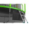 Батут EVO Jump Cosmo 12ft с внутренней сеткой, лестницей и нижней сетью