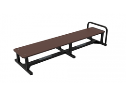 Горизонтальная гимнастическая скамья с фиксацией ступней Iron King S63