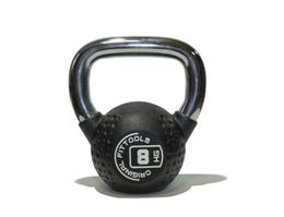 Гиря 8 кг с хромированной ручкой OriginalFitTools FT-KB-CPU-8