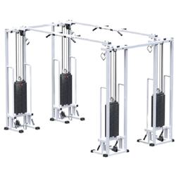 Двойной кроссовер на базе реабилитационного тренажера (стек 4х100кг) AR083.4х100