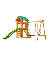 Детский игровой комплекс UNIX Kids (6 in 1) Light Green