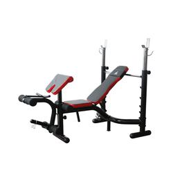 Скамья со стойками под штангу DFC D3101