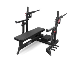 Скамья для жима пауэрлифтерская с механизмом подъёма штанги BRONZE GYM AL-321