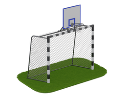 Ворота для минифутбола + стойка для баскетбола ARMS080.1