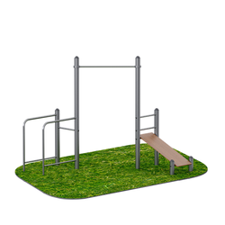 Турник с брусьями и лавкой для пресса ARWOK018.1