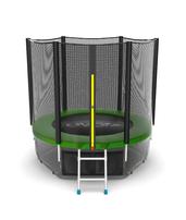 Батут EVO Jump External 6ft Lower net с внешней сеткой, лестницей и нижней сетью
