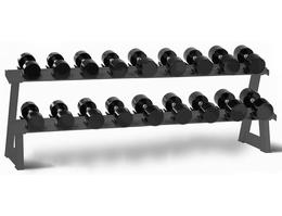 Стойка для хранения 9-ти пар гантелей Aerofit AFDBR9 (AFDBR-9)