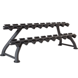 Горизонтальная стойка для хранения гантелей на 10 пар UFC