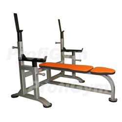 Скамья-стойка для жима лежа со страховочными упорами усиленная 2СК-0040-H