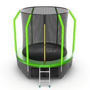 Батут EVO Jump Cosmo 6ft с внутренней сеткой, лестницей и нижней сетью 