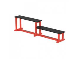 Горизонтальная гимнастическая скамья Iron King S61